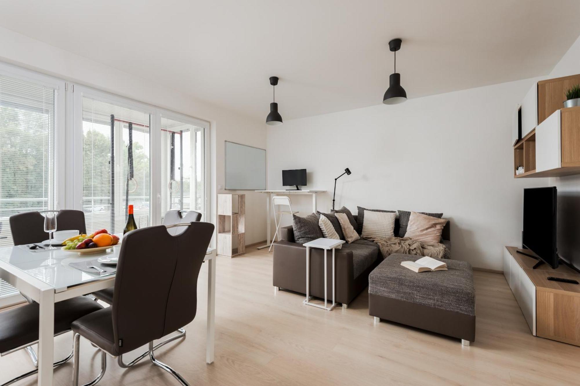 The Sunny Riverside Flat Praga Exterior foto